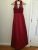 Cool “David’s Bridal” Red Formal Dress Halter (Size 6) Ball Gown, Bridesmaid, Evening 2018