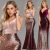 Amazing Ever-Pretty US V-neck Evening Dress Long Sequins Mermaid Bodycon Prom Gown 07767 2018