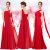 Awesome Ever-pretty US One Shoulder Evening Prom Gown Red Bridesmaid Dresses Long 09816 2018 2019