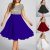 Amazing Fashion Women Sleeveless Dress Evening Party Cocktail Prom Dress Plus Size US 2019