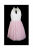 Amazing Juniors MINUET Formal Dress Sz Small Halter Pink/White Beaded Prom Promotion 2018