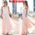 Awesome Long Chiffon Formal Women Lace Dress Prom Evening Party Cocktail Bridesmaid Gown 2018