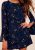 Great Lulu’s Navy Blue Floral Print Long Sleeve Dress, New With Tags, Sz XL 2018