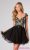 Amazing NEW Alyce Paris 4402 Beaded Lace Short Black Party Prom Homecoming Dress Size 10 2019