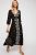 Amazing NWT FREE PEOPLE FLORAL EMBROIDERED FABLE MIDI DRESS BLACK Large $168 BOHO Maxi 2018 2019