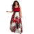 Amazing Plus Size Women Floral Printed Long Evening Party Prom Gown Formal Dress 2019