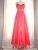 Amazing REIGN ON Prom Dress Coral Satin Mesh Sequin Size 1/2 Formal Gown 2018 2019