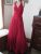 Amazing STUNNING RED DOT HALTER DRESS GOWN Lacing Back PROM EVENING PARTY PAGEANT 3/4 2018 2019
