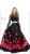 Awesome Sherri Hill 00 Long 2-piece Prom / Formal Dress Black w/ Red Roses Long Sleeved 2019