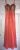 Awesome Strapless Faviana pink (coral) beaded prom dress size 0 2018