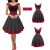 Cool Vintage Women Dress 1950s Party Swing Pinup Bridesmaids US Size 2-4-6-10-14-16 2018 2019