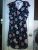 Great WOMENS MERONA BLACK FLORAL LINED  DRESS SIZE XL NWT LOVELY  SEXY! 2018