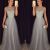 Awesome Women Formal Wedding Sequins Bridesmaid Evening Party Ball Prom Gown Long Dress 2018 2019