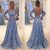 Great Women Lace Long Sleeved High Waist Sexy Backless Prom Cocktail Party Dress US 2019
