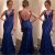 Awesome Women Ladies Lace Backless Formal Ball Gown Prom Party Cocktail Bridesmaid Dress 2018 2019
