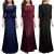 Amazing Women’s Lace Ball Gowns 3/4 Sleeve Prom Bridesmaid Long Evening Party Dress Maxi 2018 2019