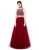 Cool Women’s Long Prom Dress Two Pieces Tulle Evening Gowns with Beads Party Dress 2019