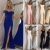 Cool Womens Off Shoulder Split Long Maxi Dress Evening Party Prom Gown Cocktail Dress 2019