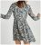 Awesome ZARA Blue Floral High Neck Dress NEW M 2019