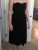 Great custom made Strapless Black Velvet formal Prom dress Size 5 Homecoming Dances 2019