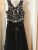 Amazing long black prom dress size 14 2018